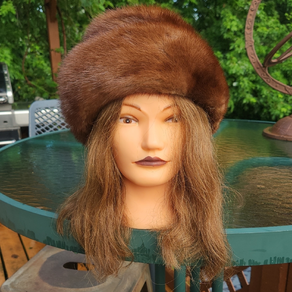 Luxurious Brown Fur Hat